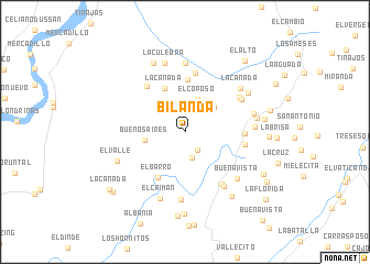 map of Bilanda