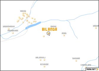 map of Bilanda