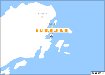 map of Bilang Bilangan