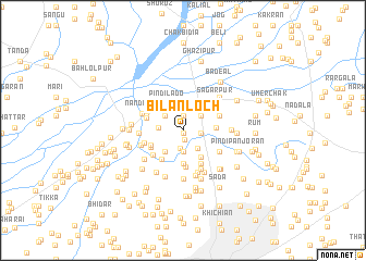 map of Bilan Loch