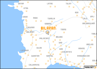 map of Bilaran