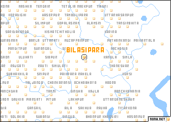 map of Bilāsipāra