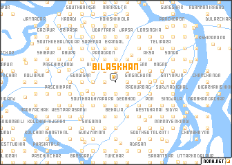 map of Bilāskhān