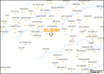 map of Bilavǝr