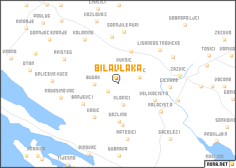 map of Bila Vlaka