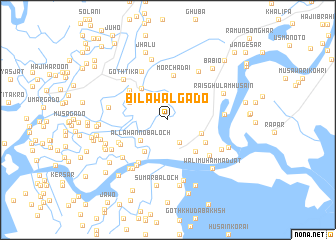 map of Bilāwal Gado