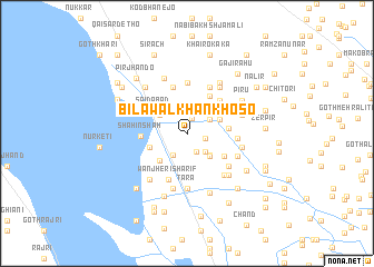 map of Bilāwal Khān Khoso