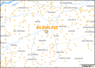 map of Bilāwalpur