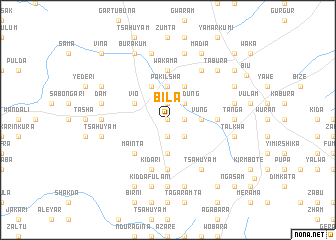 map of Bila