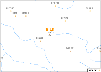 map of Bīla