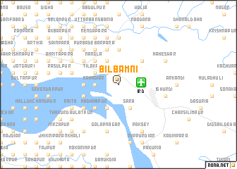 map of Bīl Bāmni