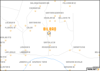 map of Bilbao