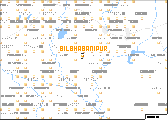 map of Bil Bhabānipur