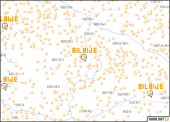 map of Bilbije