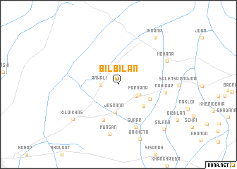 map of Bilbilān