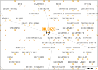 map of Bilbizo