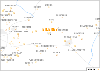 map of Bilbrey