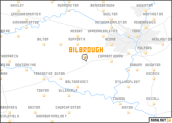 map of Bilbrough