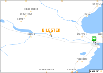 map of Bilbster