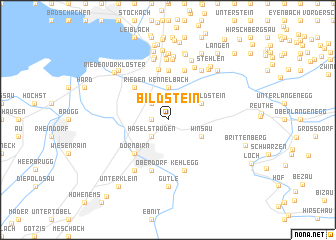 map of Bildstein