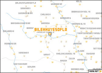 map of Bīleh Hū-ye Soflá