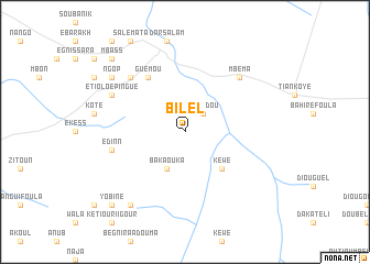 map of Bilel