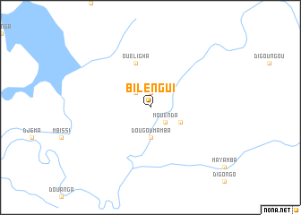 map of Bilengui