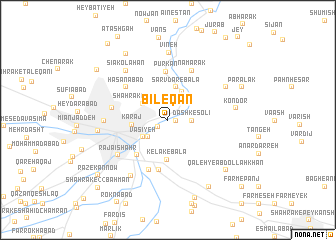 map of Bīleqān