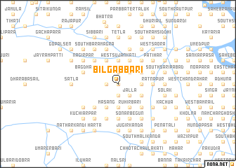 map of Bilgābbāri