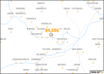 map of Bilgou