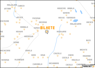 map of Bilhete