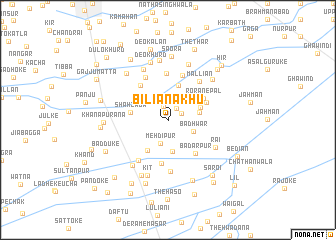 map of Biliāna Khu