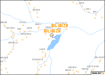 map of Bilibiza