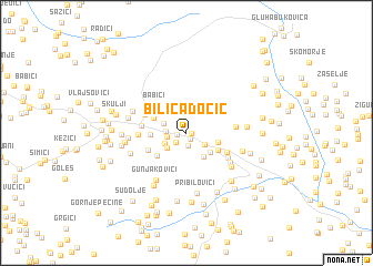 map of Bilića Dočić