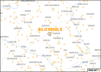 map of Bilic Mahala