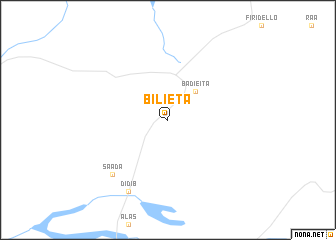 map of Bilieta