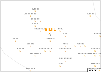 map of Biliil