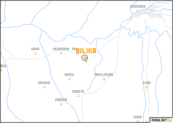 map of Bilika