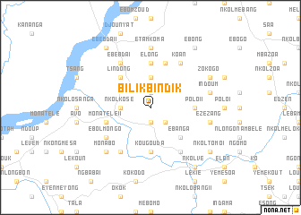 map of Bilik Bindik