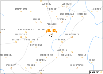 map of Biliko