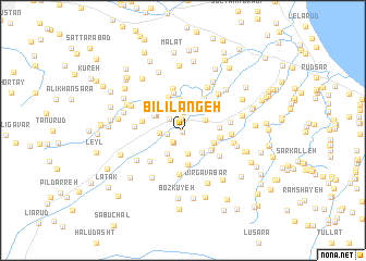 map of Bīlī Langeh