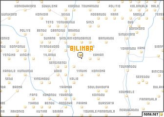 map of Bilimba