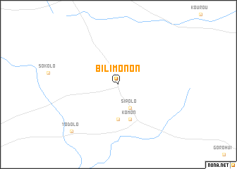 map of Bilimonon