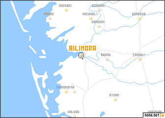 map of Bilimora