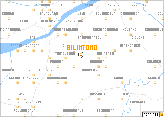 map of Bilimtomo