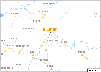 map of Bilinga