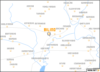 map of Bilino