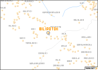 map of Bili Potok