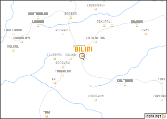 map of Biliri