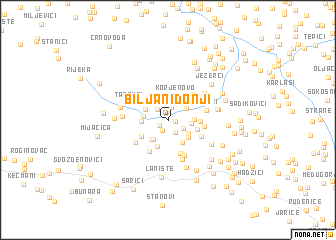 map of Biljani Donji